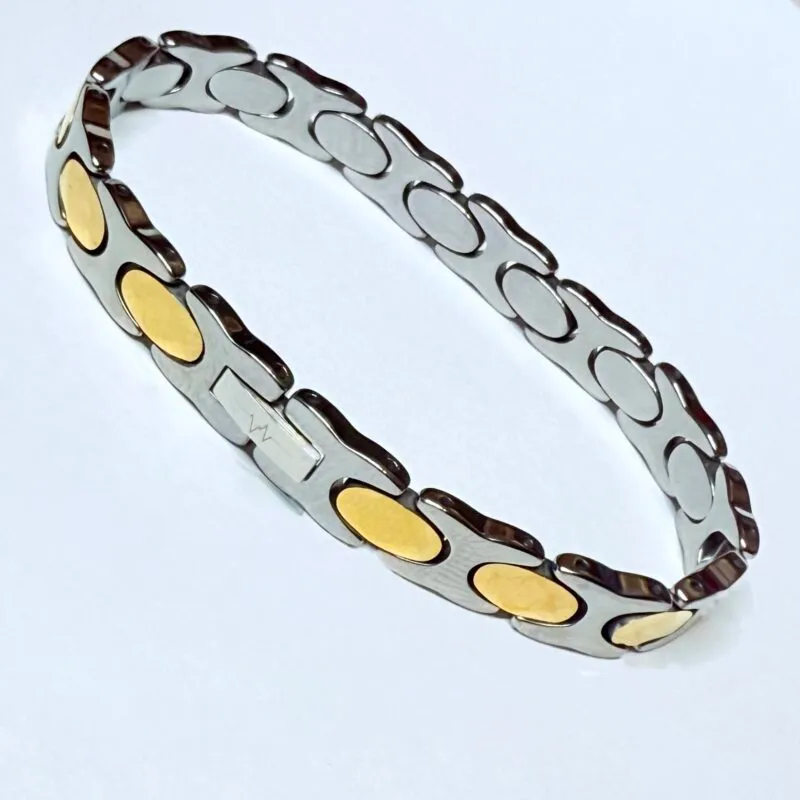 Tungsten Bracelet – Gold  Drop