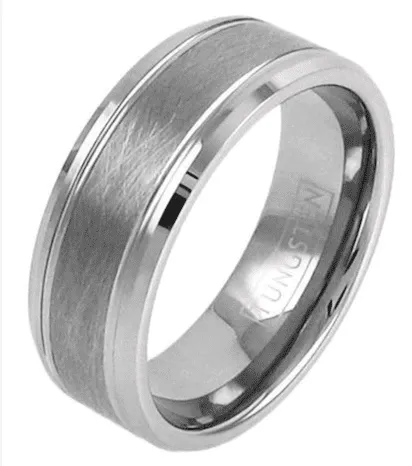 Tungsten Ring – Brushed Executive